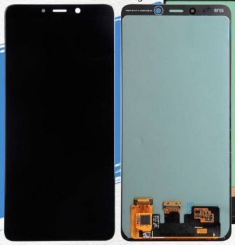 Дисплей Samsung A920 (SM-A920F, SM-A920F/DS) Galaxy A9 с сенсором (тачскрином) черный OLED