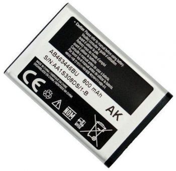 Аккумулятор (батарея) для Samsung AB463446BU X200, E250, B130, B320, C130, C140, E250, C300, E1070, E1100, E210 Оригинал