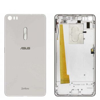Задняя крышка корпуса Asus ZU680KL ZenFone 3 Ultra A001 серебристая Оригинал
