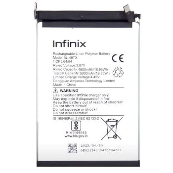Аккумулятор (батарея) Infinix Note 30 NFC X6833B, X6716B BL-49TX 5000mAh Оригинал Аккумулятор (батарея) Infinix Note 30 NFC X6833B, X6716B BL-49TX 5000mAh Оригинал