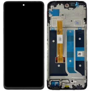 Дисплей Realme C67 5G RMX3782 с сенсором (тачскрином) черный с рамкой Оригинал