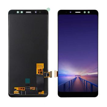 Дисплей Samsung A730 (SM-A730F, SM-A730F/DS) Galaxy A8 Plus 2018 с сенсором (тачскрином) черный Оригинал