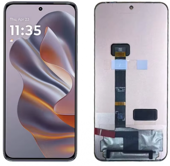 Дисплей Motorola XT2409, XT2409-01 Edge 50 Neo с сенсором (тачскрином) черный Оригинал