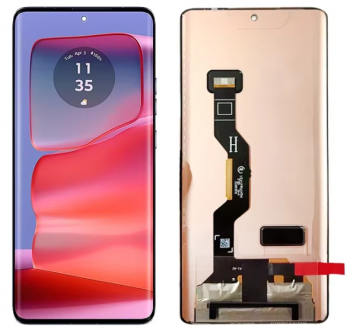 Дисплей Motorola XT2401, XT2401-1, XT2401-2 Edge 50 Ultra с сенсором (тачскрином) черный Оригинал