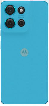 Задняя крышка корпуса Motorola XT2437, XT2437-2, XT2437-3 Moto G75 синяя Оригинал