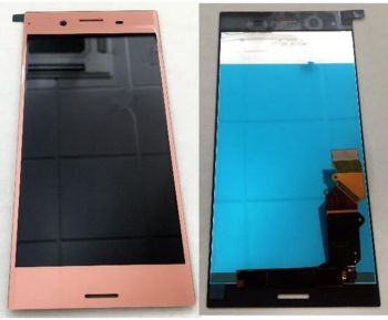 Дисплей Sony G8142, G8141 Xperia XZ Premium с сенсором (тачскрином) розовый Оригинал