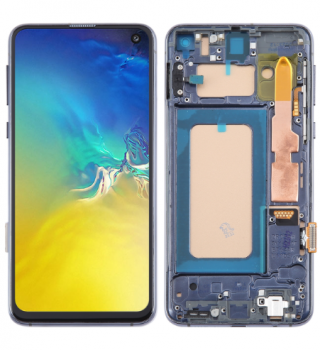 Дисплей Samsung G970 (SM-G970F, SM-G970F/DS) Galaxy S10e с сенсором (тачскрином) черный с рамкой TFT