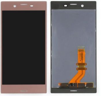 Дисплей Sony F8331, F8332 Xperia XZ Dual Sim с сенсором (тачскрином) розовый Оригинал