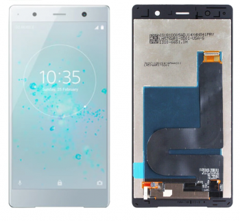 Дисплей Sony H8166, H8116 Xperia XZ2 Premium с сенсором (тачскрином) серебристый Оригинал