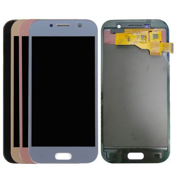 Дисплей Samsung A520 (SM-A520F, SM-A520F/DS) Galaxy A5 2017 Duos с сенсором (тачскрином) голубой Оригинал