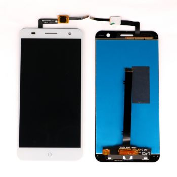 Дисплей (LCD) ZTE V7 с сенсором белый Оригинал