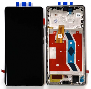 Дисплей Huawei Honor Magic 5 Lite RMO-NX3. Honor X9a RMO-NX1 с сенсором (тачскрином) черный с рамкой Оригинал