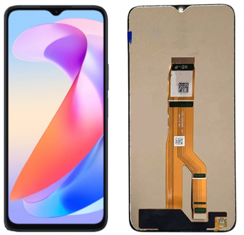 Дисплей Huawei Honor X6a WDY-LX1 с сенсором (тачскрином) черный Оригинал