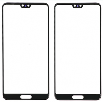 Стекло сенсорного экрана Huawei P20 Pro чёрное Оригинал