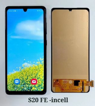 Дисплей Samsung G780, G781 (SM-G780F, SM-G780F/DSM, SM-G781B, SM-G781B/DS) Galaxy S20 FE с сенсором (тачскрином) черный TFT