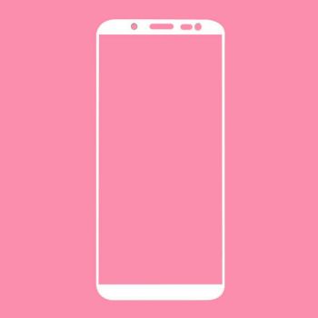 Стекло сенсорного экрана Samsung J600 Galaxy J6 (2018) белое Оригинал