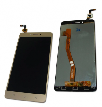 Дисплей (LCD) Lenovo K6 Note (K53a48) с сенсором золотой Оригинал