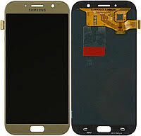 Дисплей (LCD) Samsung A720 Galaxy A7 (2017) с сенсором золотистый OLED