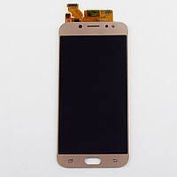 Дисплей (LCD) Samsung J330 Galaxy J3 (2017) TFT (подсветка Оригинал) с сенсором золотой