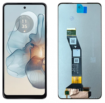 Дисплей Motorola XT2421, XT2421-2, XT2421-3 Moto G04 с сенсором (тачскрином) черный Оригинал