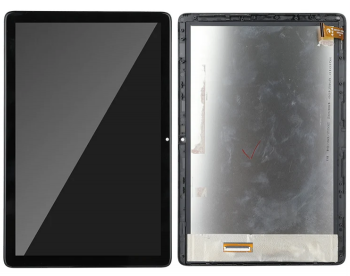 Дисплей Blackview Oscal Pad 10 с сенсором (тачскрином) черный с рамкой Оригинал