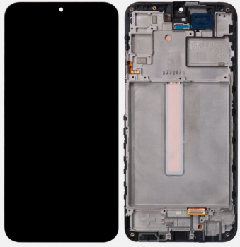 Дисплей Samsung A256 (SM-A256E, SM-A256E/DS) Galaxy A25 5G с сенсором (тачскрином) черный с рамкой Оригинал