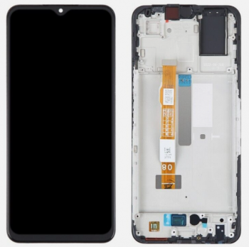 Дисплей Vivo Y33s V2109 с сенсором (тачскрином) черный с рамкой Оригинал