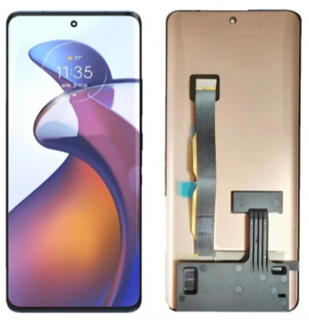 Дисплей Motorola XT2243, XT2243-1, XT2243-2 Moto Edge 30 Fusion с сенсором (тачскрином) черный Оригинал