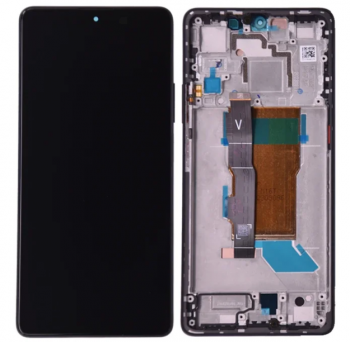Дисплей Xiaomi Poco F5 23049PCD8G, 23049PCD8I с сенсором (тачскрином) черный с рамкой OLED