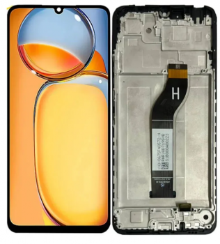 Дисплей Xiaomi Redmi 13C 23100RN82L, 23106RN0DA. Poco C65 2310FPCA4G с сенсором (тачскрином) черный с рамкой