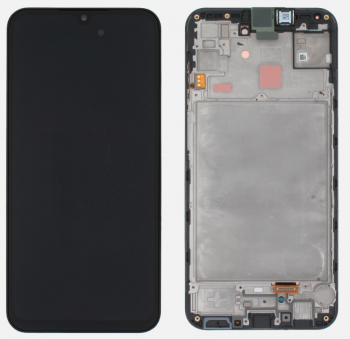 Дисплей Samsung A155, A156 (SM-A155F, SM-A155F/DS, SM-A156B, SM-A156B/DS) Galaxy A15 с сенсором (тачскрином) черный с рамкой Оригинал