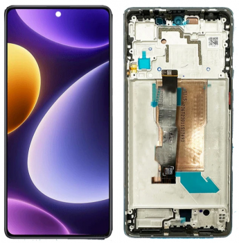 Дисплей Xiaomi Poco F5 23049PCD8G, 23049PCD8I с сенсором (тачскрином) черный с рамкой Оригинал