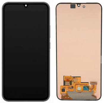 Дисплей Samsung A346 (SM-A346E, SM-A346B) Galaxy A34 с сенсором (тачскрином) черный OLED