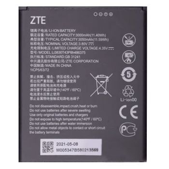 Аккумулятор (батарея) ZTE Blade A31 Li3830T43P8H486375 3000mAh Оригинал