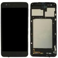 Дисплей (LCD) LG M160 K4(2017), M150, M151, M153, M154 с сенсором черный + рамка Оригинал