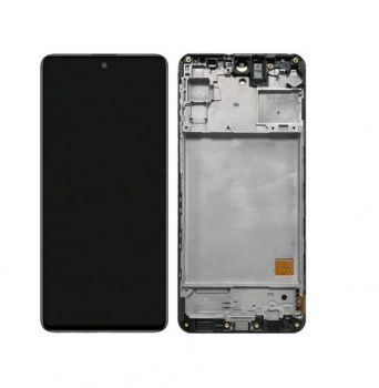 Дисплей Samsung M317 (SM-M317F, SM-M317F/DS) Galaxy M31s с сенсором (тачскрином) черный с рамкой Оригинал