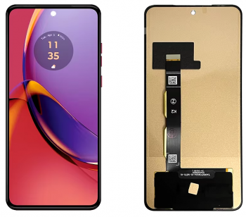 Дисплей Motorola XT2347, XT2347-2 Moto G84 с сенсором (тачскрином) черный TFT