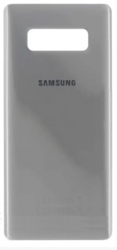 Задняя крышка корпуса Samsung N950 (SM-N950F) Galaxy Note 8 серебристая Оригинал