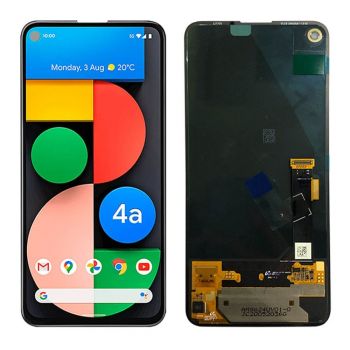 Дисплей Google Pixel 4a 5G G025E, G025H, G025L, G025I с сенсором (тачскрином) черный Оригинал