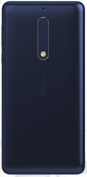 Задняя крышка корпуса Nokia 5 Dual SIM TA-1053, TA-1024, TA-1044, TA-1027 синяя Оригинал