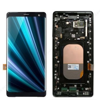 Дисплей Sony H8416, H9436, H9493, H9496 Xperia XZ3 с сенсором (тачскрином) черный с рамкой Оригинал