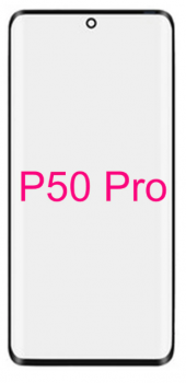 Стекло сенсорного экрана Huawei P50 Pro JAD-LX9, JAD-AL50 черное Оригинал
