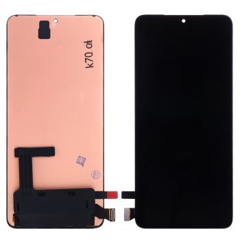 Дисплей Xiaomi Poco F6 Pro 23113RKC6G с сенсором (тачскрином) черный OLED