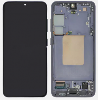 Дисплей Samsung S921 (SM-S921B, SM-S921B/DS) Galaxy S24 с сенсором (тачскрином) черный с рамкой Оригинал