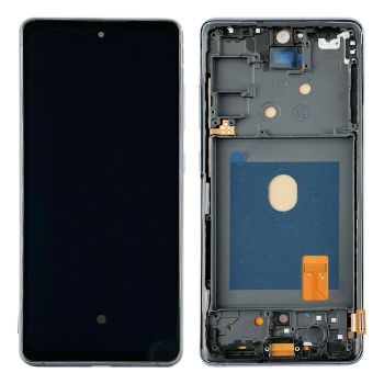 Дисплей Samsung S711 (SM-S711B, SM-S711B/DS) Galaxy S23 FE с сенсором (тачскрином) черный с рамкой OLED