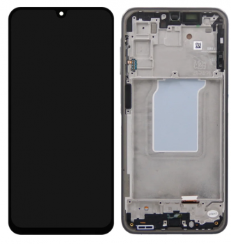 Дисплей Samsung A266 (SM-A266B, SM-A266B/DS) Galaxy A26 с сенсором (тачскрином) черный с рамкой Оригинал