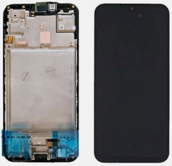 Дисплей Samsung M156 (SM-M156B, SM-M156B/DS) Galaxy M15 с сенсором (тачскрином) черный с рамкой Оригинал