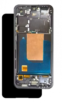 Дисплей Samsung S721 (SM-S721B, SM-S721B/DS) Galaxy S24 FE с сенсором (тачскрином) черный с рамкой Оригинал