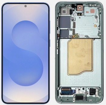 Дисплей Samsung S931 (SM-S931B, SM-S931B/DS) Galaxy S25 с сенсором (тачскрином) черный с рамкой Оригинал
