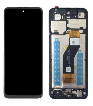 Дисплей ZTE Nubia V60 Design Z2350 с сенсором (тачскрином) черный с рамкой Оригинал